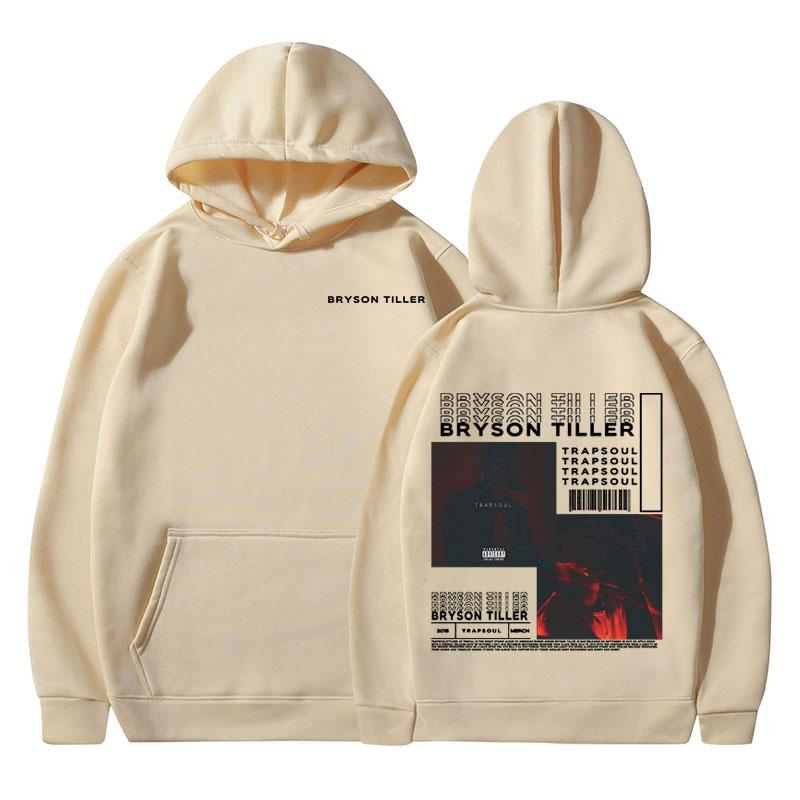 Rapper Bryson Tiller Trapsoul Music Album Hoodies Men Women Hip Hop Vintage Oversized Sweatshirts Casual Long Sleeve Pullovers
