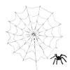 USB Remote Control 70 LED Spider And Web Light Halloween Decoration Light Horror Atmosphere Light (With Spider)