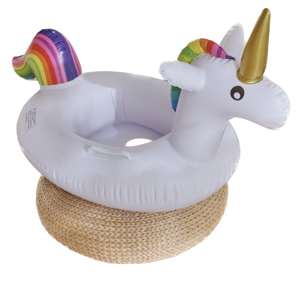 Flamingo Unicorn Inflatable Swim Ring-Eco-Friendly PVC Material for Children 1-5 Years Old Water Sport Use