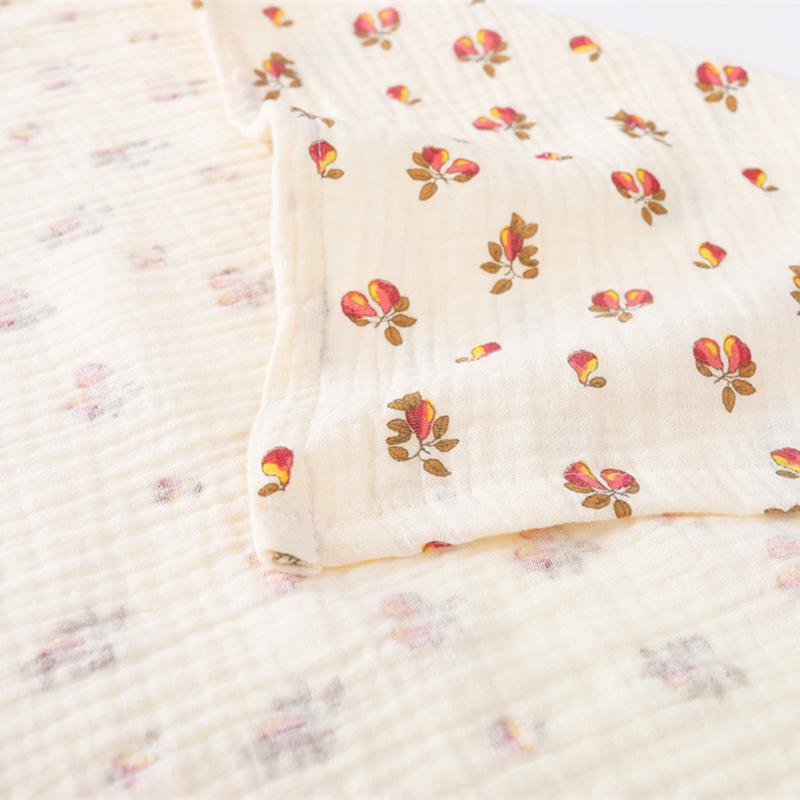 80x65cm Kwadraty Muślinowe Kocyk do Otulania Niemowląt Pieluszka dla Noworodka Pościel Bawełniane Kocyki do Wózka Akcesoria dla Niemowląt Pokrowiec na Drzemkę Niemowlaka