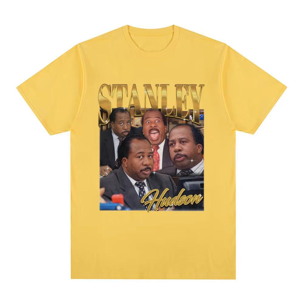Maglietta Omaggio a Stanley Hudson Serie TV The Office Michael Scott Dwight Schrute T-shirt Unisex Top Moda Casual Unisex