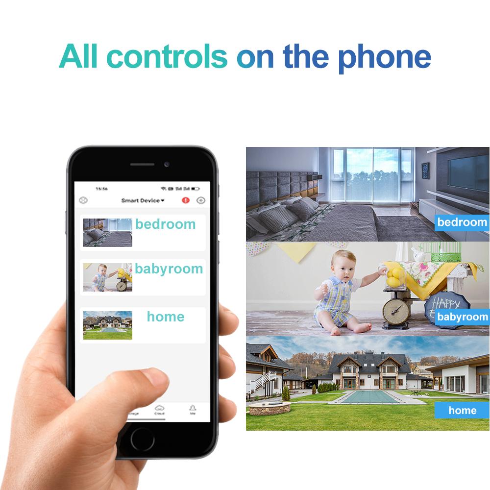 2MP/4MP PTZ WIFI IP Camera Audio CCTV Surveillance Outdoor 5X Digital Zoom Night Full Color Wireless Waterproof Security