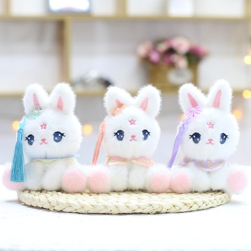 New Cute and Cute Little Rabbit Pendant Plush Toy Dolls and Bags and Exquisite Keychain