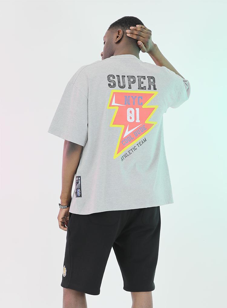 Be Bold Be Cool L~6Xl Lightning [T-Shirt] (A Type) White/Free (L~Xl)