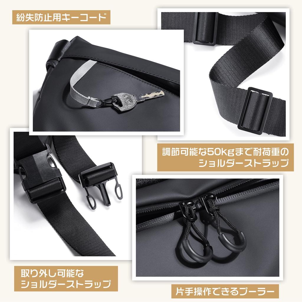 Ulanzi Camera Shoulder Sling Bag with Adjustable Side Handles Shoulder Storage Shoulder Bag for Camera SLR Multifunctional Waterproof Bag with Digital