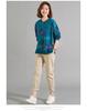Clearance Spring Loose Fit Round Neck Print T-shirt for Middle-Aged and Elderly Women - Pure Cotton Slimming Sweatshirt