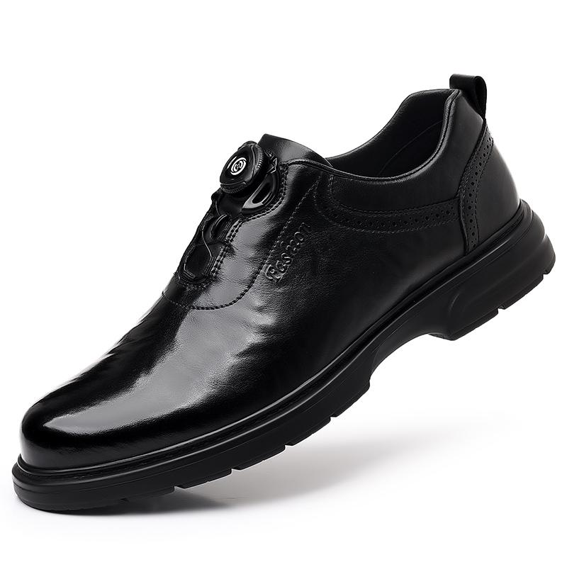 

Мода 2025 Новые Кожаные Мужские Оксфорды Формальная Обувь Модные Мужские Кроссовки на Шнуровке Свадебная Вечеринка Офис Деловая Повседневная Обувь 44 чёрный