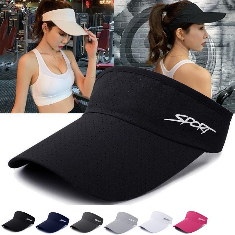 Summer Top Empty Quick Drying An-Ti Uv Sunhat Sun Protection Golf Baseball Cap Visors Sports Tennis Running Gym Sunscreen Visors