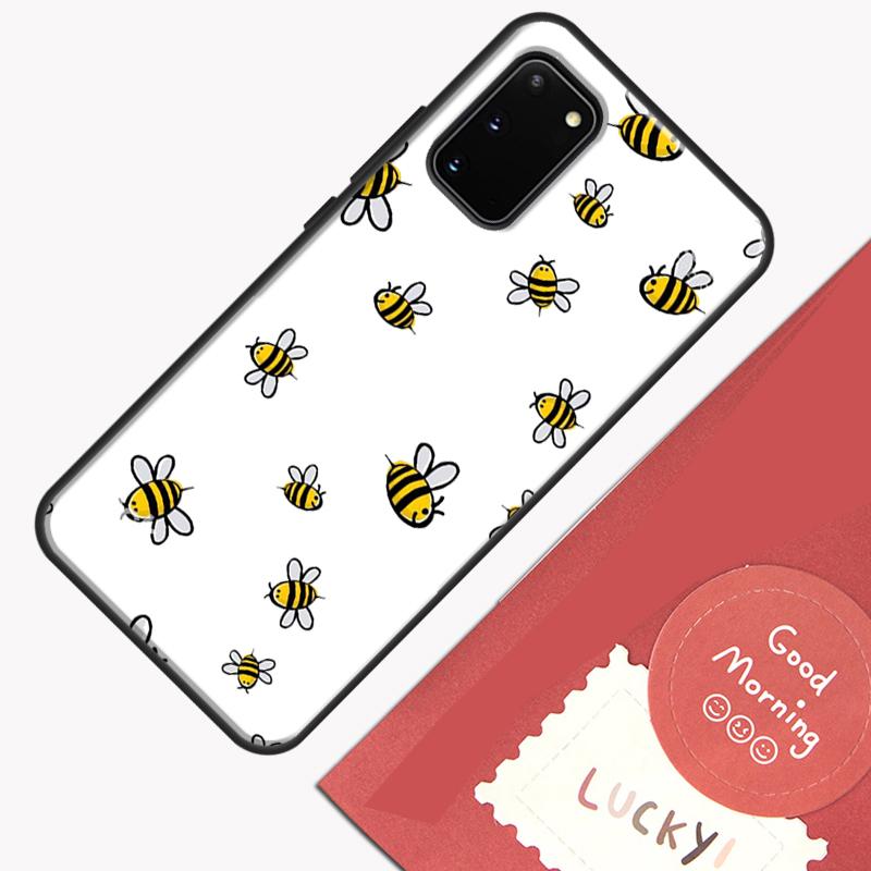 Bee Bumblebee Pattern Phone Case For Samsung Galaxy S25 Ultra S20 S21 S22 S23 S24 Plus S9 S10 S24 FE Cover Shell