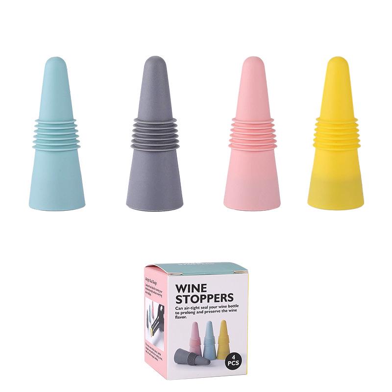 Tappo Rosso in Silicone per Vino e Bottiglia: Sigillo Versatile per Conservare Fresco per Bottiglie di Vino, Birra e Condimenti.