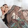 The High Priestess Throw Blanket warm winter decorative Sofas Furrys Blankets