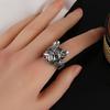 Vintage Puppy Bulldog Ring Fashion Ring Open Ring
