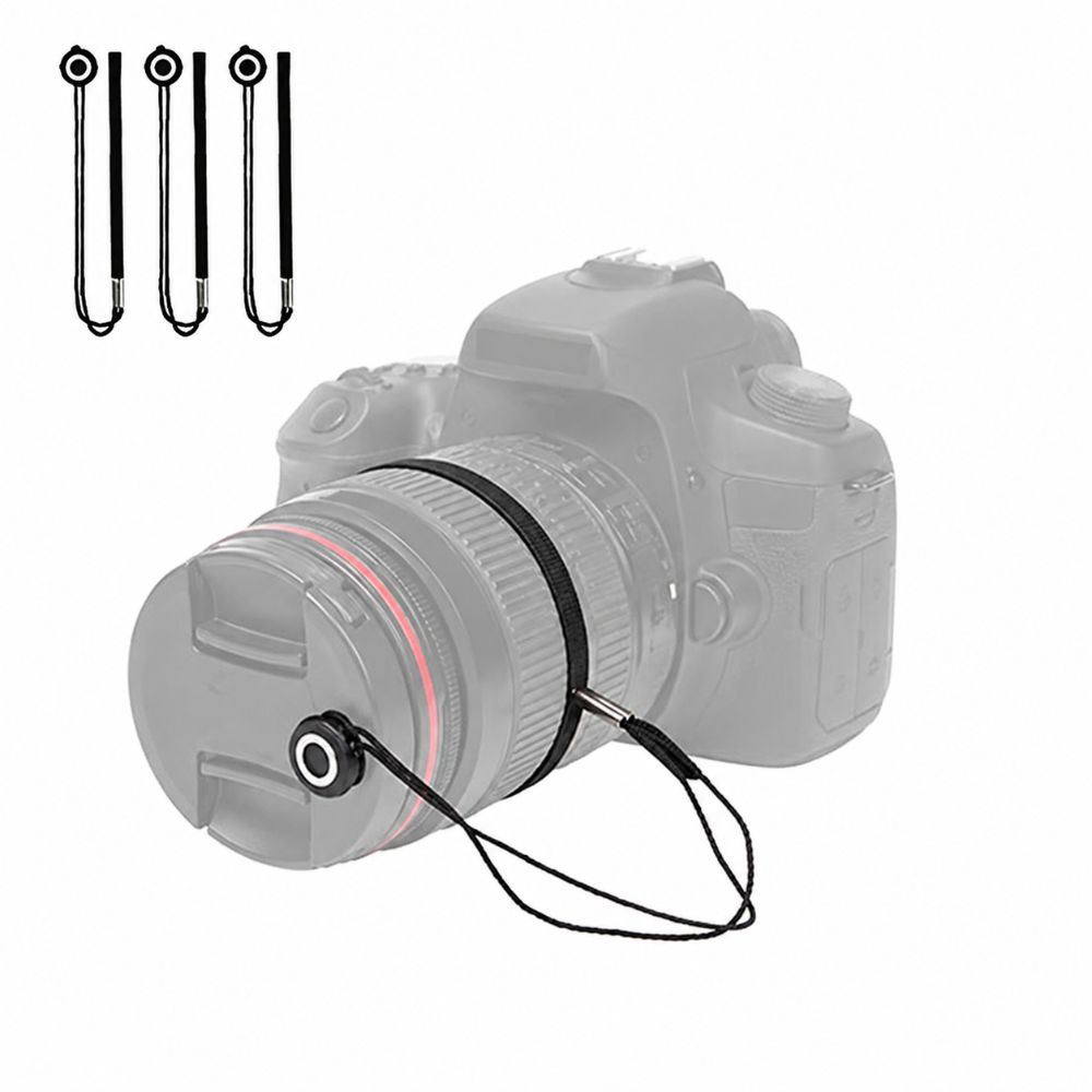 5 Stück Linsendeckel-Sicherung Leine Leichter Sicherer Clip Tragbare Linsendeckel-Leine DSLR