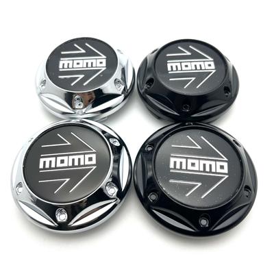 4 pezzi/Lotto 4 Tappi Centrali Mozzo Ruota Auto Fiore Tappo Alto Adatto 45mm MOMO Freccia Emblema Badge Adesivo Styling Accessori Auto