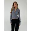 Knitted Long Sleeved Cardigan, European and American Autumn and Winter New Style, Slim Fit Knit Base Sweater, Sweater Cardigan for Women