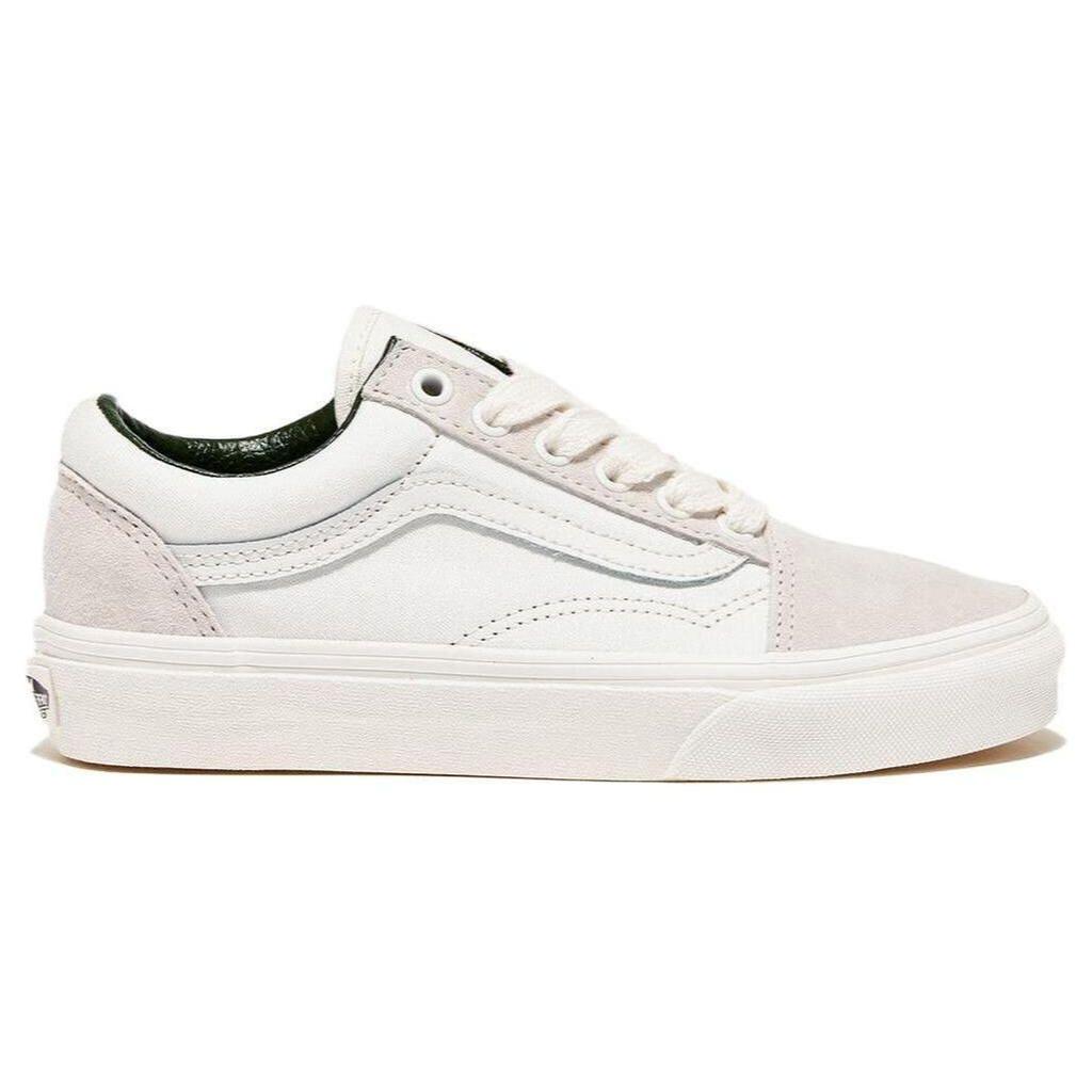 Vans Old Skool White Green Unisex Sneakers VN0007NTWGR