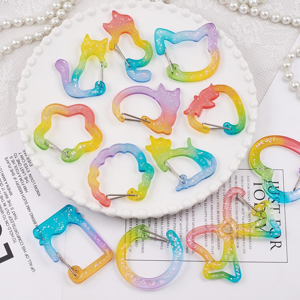 Kreatywne Silikonowe Formy do Odlewania Kształt Kotów Formy do Naszyjników Nadają się do Robienia Naszyjnika i Wisiorka Kolczyków ze Zwierzętami