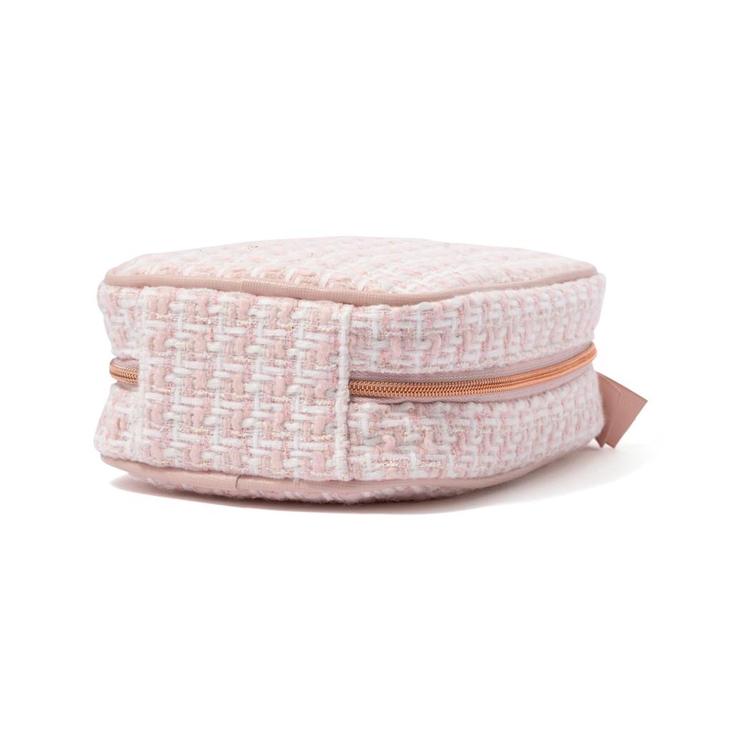 Francfranc Tweed Stand Pink Pouch,