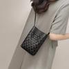 Viney Black Hand Woven Mini Crossbody Bag for Women