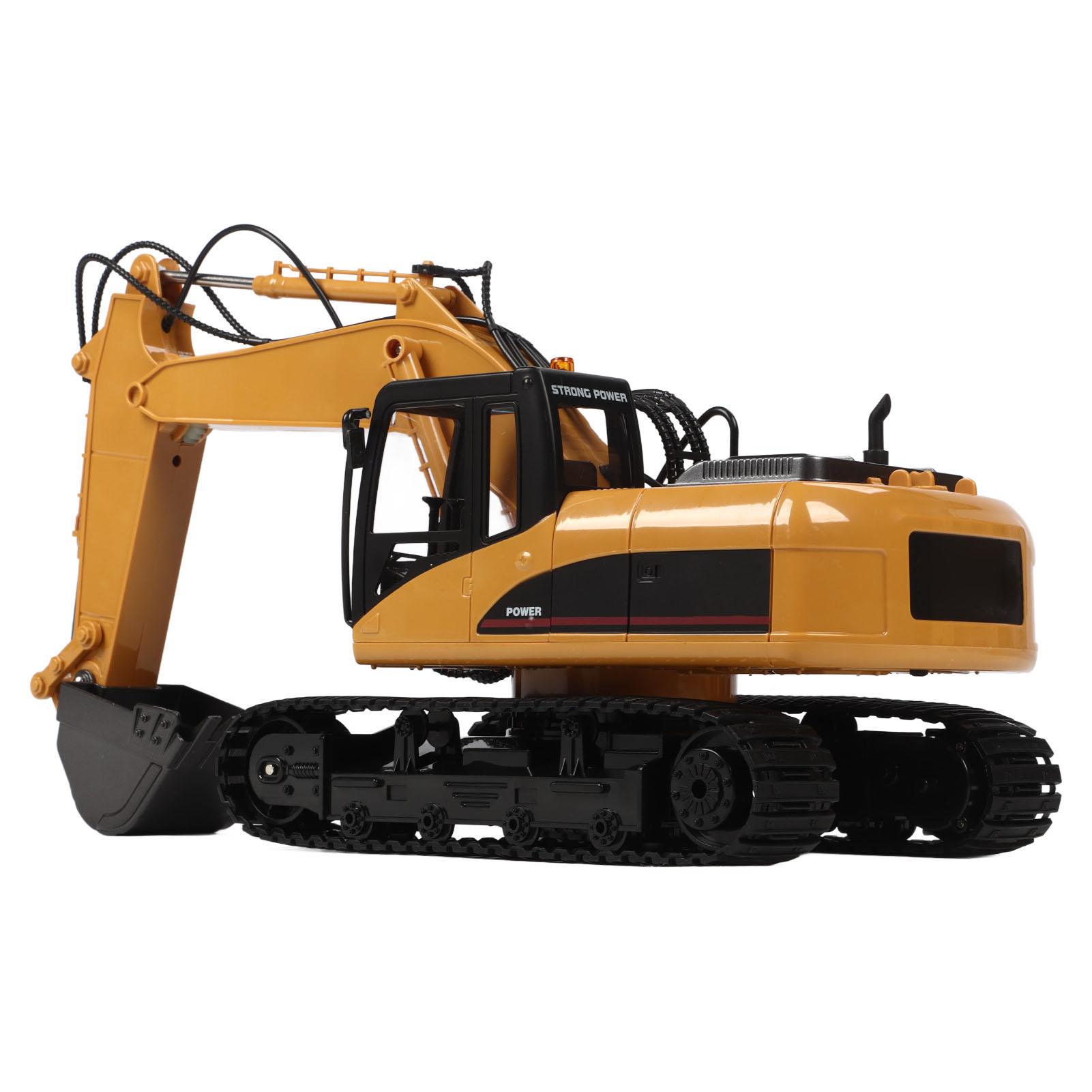 

1:14 15-канальный радиоуправляемый экскаватор, игрушка, электрический экскаватор с дистанционным управлением, строительная машина для детей старше 8 лет