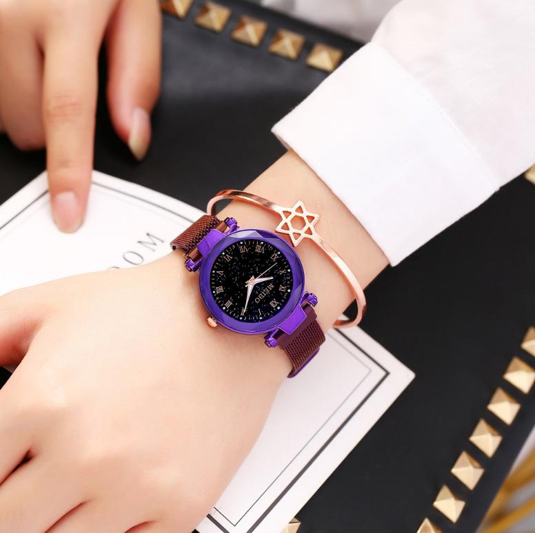 Star Watch, Lazy Milan With Magnet Watch, Watch Lady