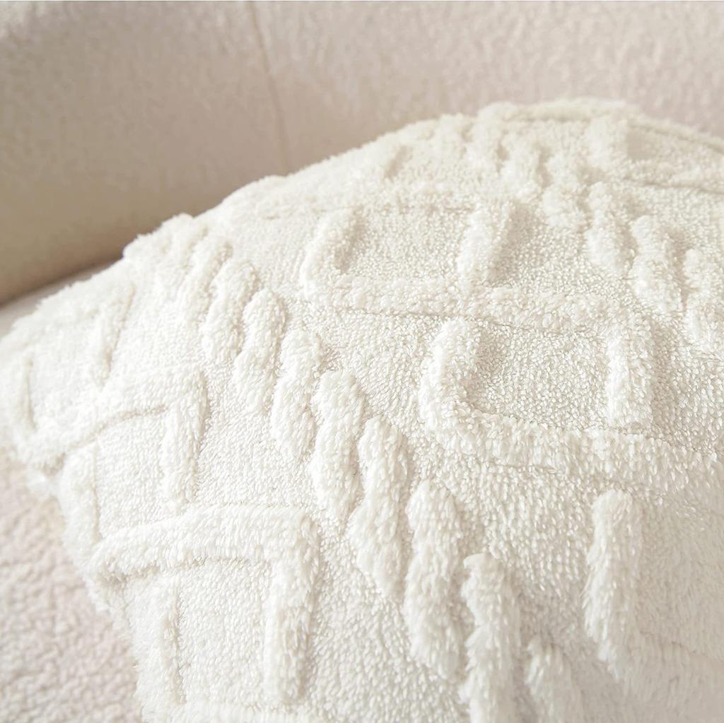 Twist Plush Pillowcase Cushion Cover Light Luxury Ins Nordic Home Sofa Plush Cushion