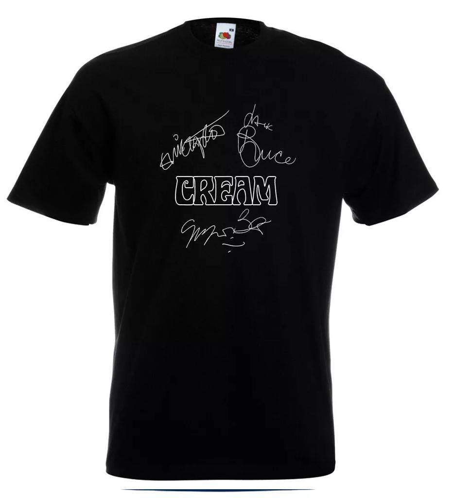 Cream T Shirt Eric Clapton Jack Bruce Autographs 12 Colours S - 5XL
