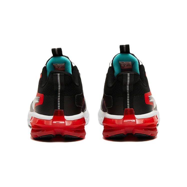 Anta Star Jump Shock Absorbing Non-Slip Wear-Resistant Low-Top Running Shoes Kids sneaker Black Red 312315531-8