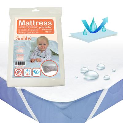 Waterproof Mattress Protector, Snibbs Mattress Pad 60X120