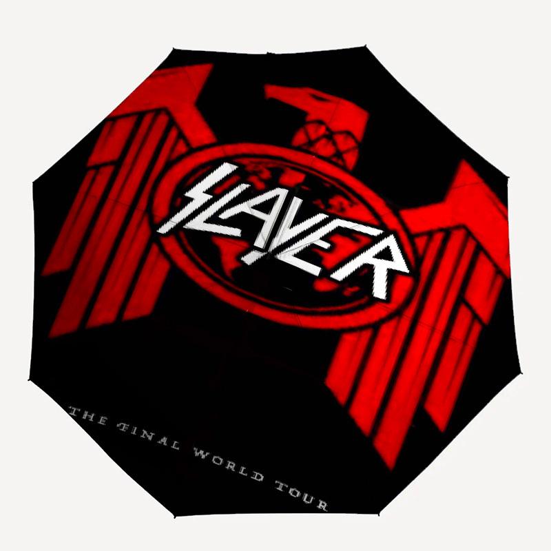 1pc SLAYER THE FINAL WORLD TOUR Automatic Open/Close Umbrella with 8-Rib Windproof Canopy10144
