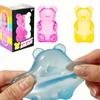 Cute Maltose Bear Plush Plastic Vivid Tactile , Creative Latest Product, Desktop Decoration, Stress Relief Doll