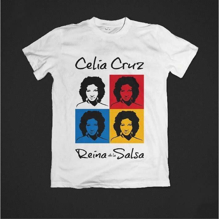 Celia Cruz White Color 100% Cotton T Shirt Gift For Fan XXL