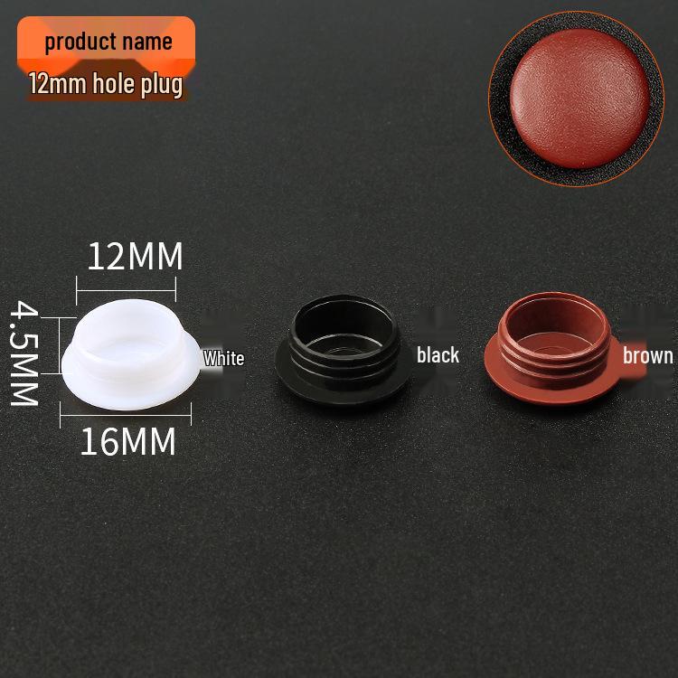 Yingya Furniture Moisture-Proof Plastic Screw Hole & Hinge Plug Cover (5-40mm).