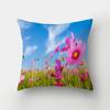 Colorful Butterfly Plant Printing Pattern Cushion Cover for Home Living Room Sofa Office Decoration Throw Pillow