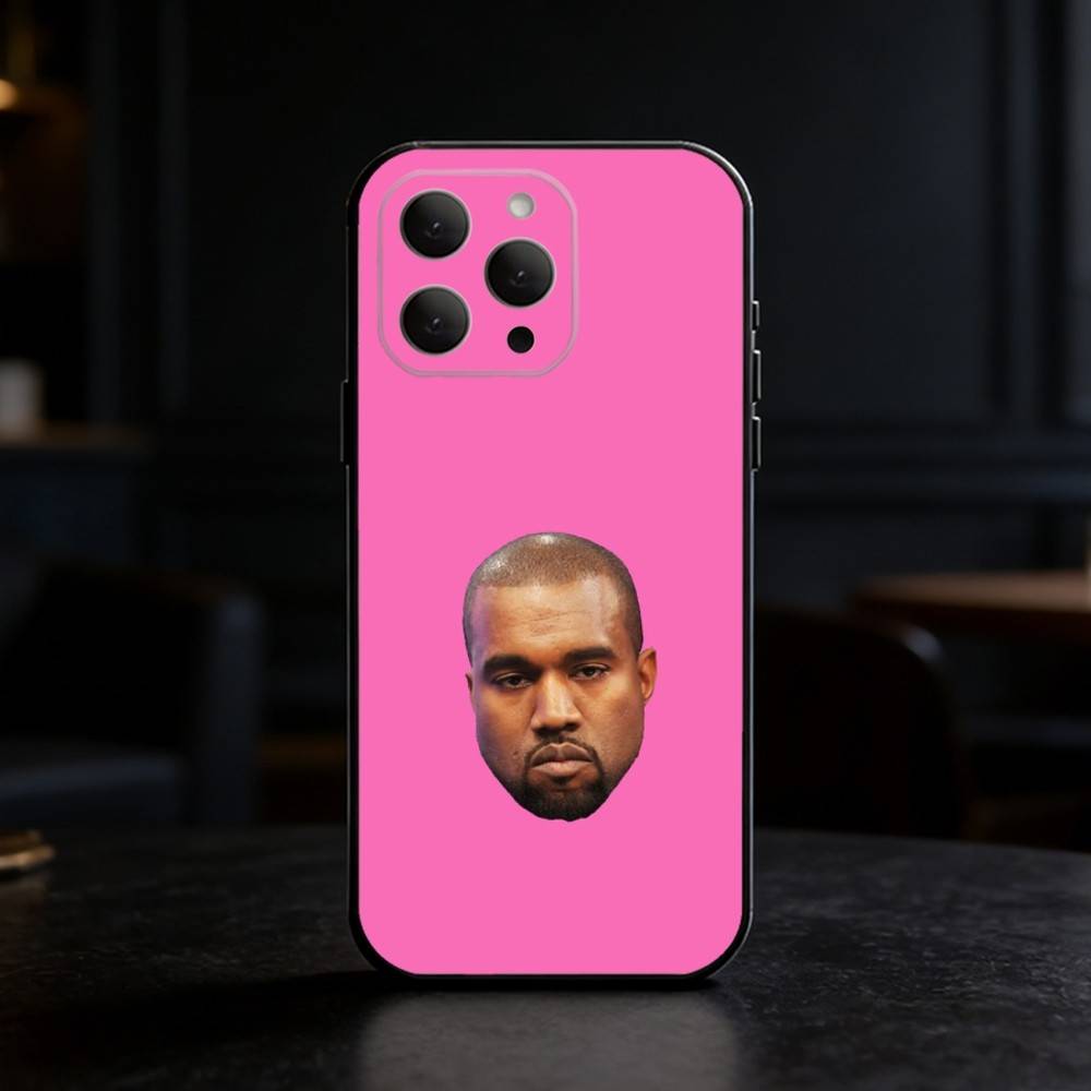 Funny Singer Kanye West Ye Clear Phone Case Silicone black Soft For IPhone 17,16,15,14,13,12,11,SE,Plus Pro Max