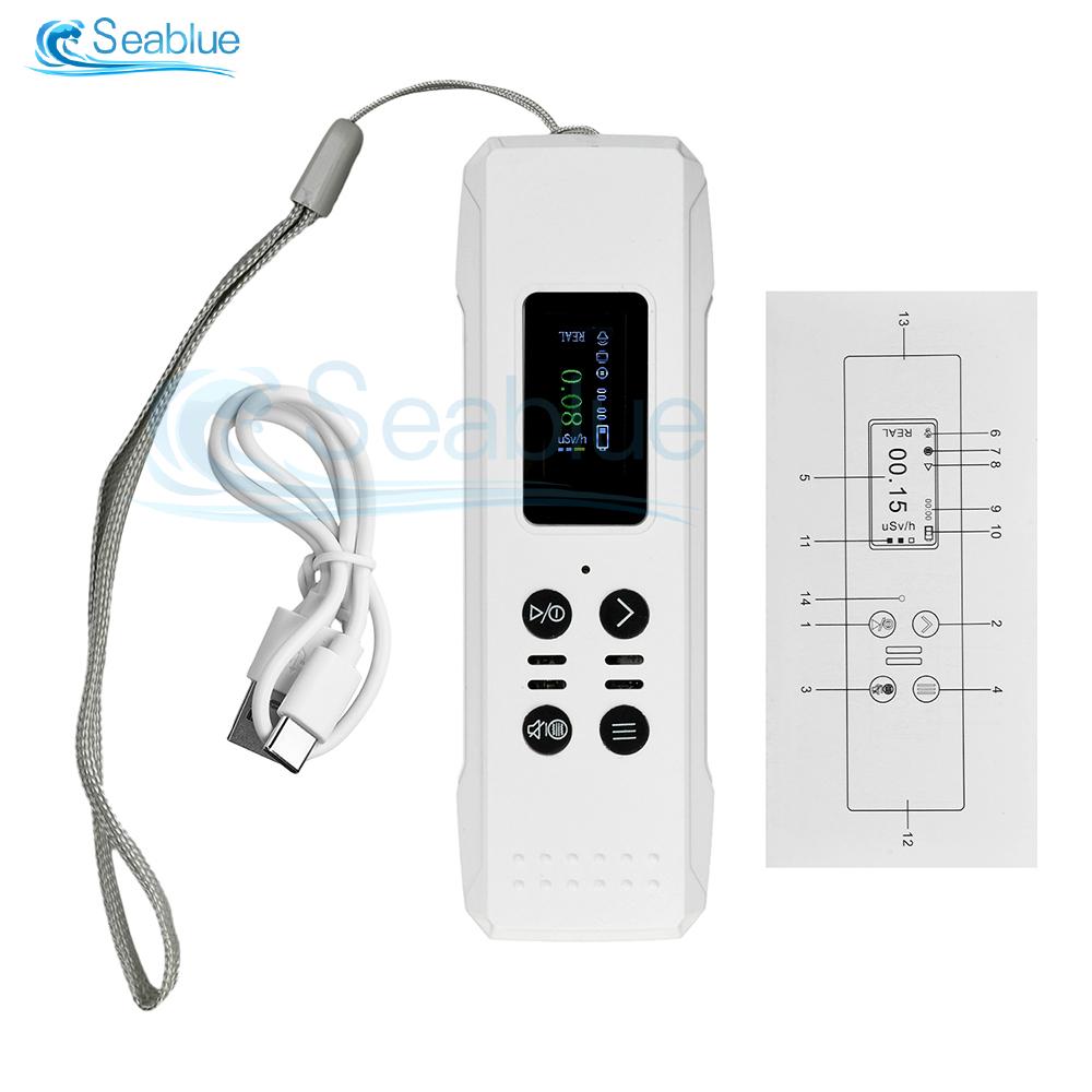 Независимый датчик CO-сигнализации Детектор сигнализации угарного газа Высокочувствительный предупреждающий 0,96-дюймовый цветной TFT-экран CO-сигнализация 0-1000 ppm белый