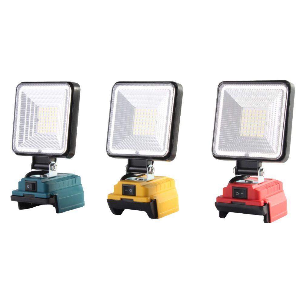 4-Inch Outdoor Searchlight Portable Flashlight for Makita/Dewalt/Milwaukee/Bosch Outdoor Camping