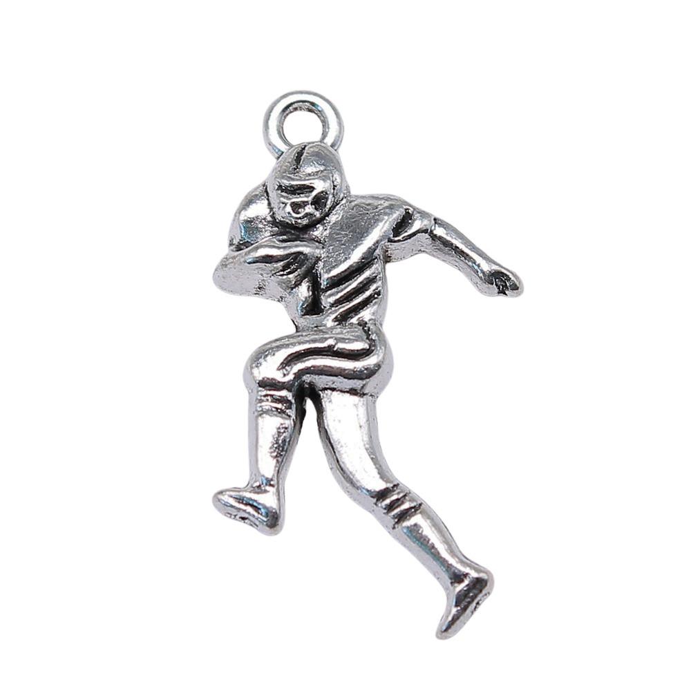 Weightlifter Charms Athletes Pendants For Fitness Gym Themed Jewelry Making