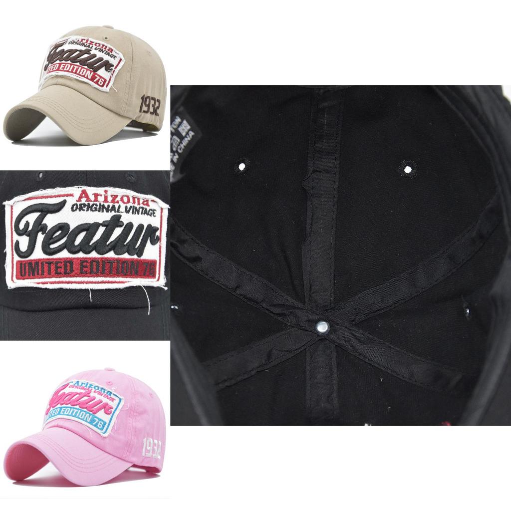 Stylish Round Top Large Brim Baseball Cap For Couples Outdoor Sun Protection Hat