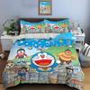 3Pc Multiple Styles D-Doraemon Cartoon Printed Bedding Set 1 Duvet Cover,2 Pillowcases Boys Girls Children Luxury Gifts