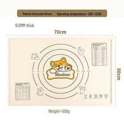 Abay Cute Shiba Inu Silicone Kneading Mat
