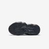 Anta Kids Asymmetrical Synthetic Leather Trendy Lightweight Shock Absorbing Mid-Top Basketball Shoes Kids basketball shoes Gray Silver A12449901-2