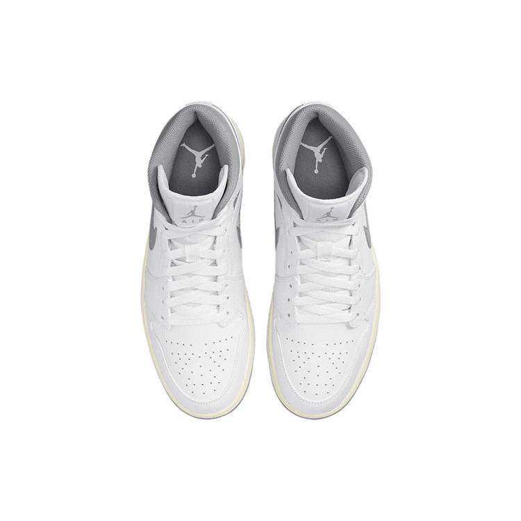 Ny JORDAN Air JORDAN 1 Mid Nøytral Grå 554724-135