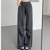 Summer Sports Pants Women's Summer Thin Casual Cargo Pants Wide Leg High Waist Quick Drying Pants Women's Fashion Pants