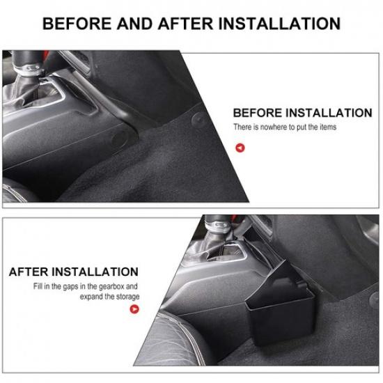 Center Gear Shift Side Storage Box Sundries Organizer for Jeep Wrangler JL JT18+