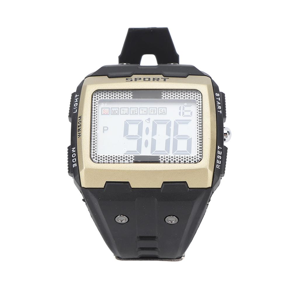 Men Sport Watch Waterproof Large Screen Portable Chronograph Watch for Outdoor Climbing Camping