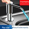Raised Dish Soap Dispenser with Press Extension Tube for Kitchen Sink