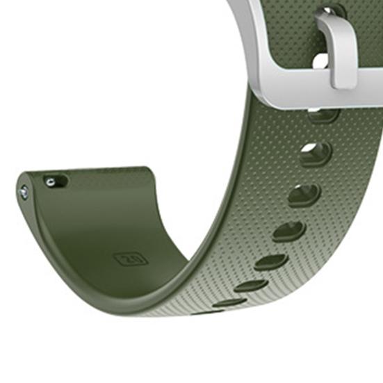 Watch Band 20mm/22mm Plaid Soft Silicone Watchband Wrist Strap Replacement for Garmin Venu SQ/Venu/Vivoactive 3 4/Forerunner 245