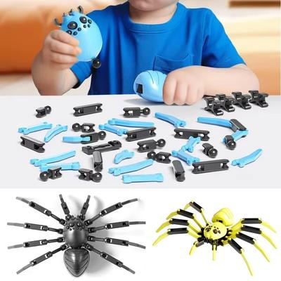 Mehrgelenkiger Beweglicher Roboter 3D-gedruckte Spinnenspielzeuge mit Saugfuß Modell Spielzeug Geschenk Weihnachten Dekompressionswerkzeug