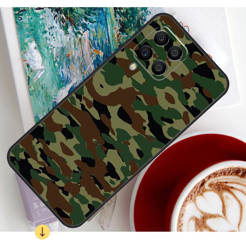 Camouflage Camo Case For Samsung Galaxy M20 M31 M16 M36 M56 M33 M53 M13 M12 M32 M52 M15 M55 M14 M35 M34 M54